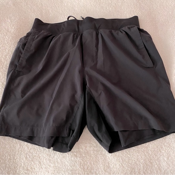 lululemon athletica Other - Lululemon men’s 7” lined black shorts